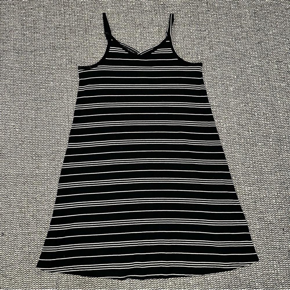 Mossimo Supply Co. Black and White Striped Dress